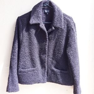 Eileen Fisher Wool Boucle Coat Jacket Blazer